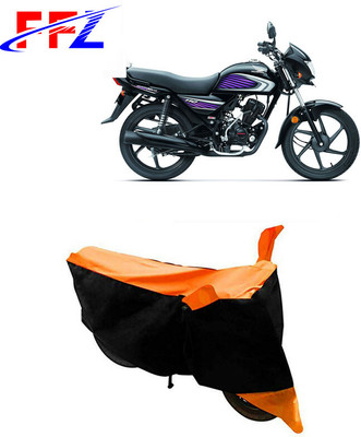 FFZ Waterproof Two Wheeler Cover for Honda(Dream Neo, Black, Orange)