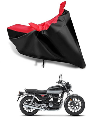 KEDIT Two Wheeler Cover for Honda(Hness CB350, Red, Black)