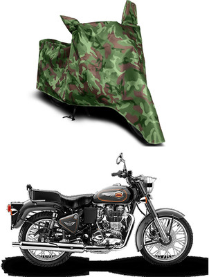 Furious3D Two Wheeler Cover for Royal Enfield(500, Multicolor)