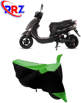 RRZ Waterproof Two Wheeler Cover for Hero(Electric Photon, Black, Green)