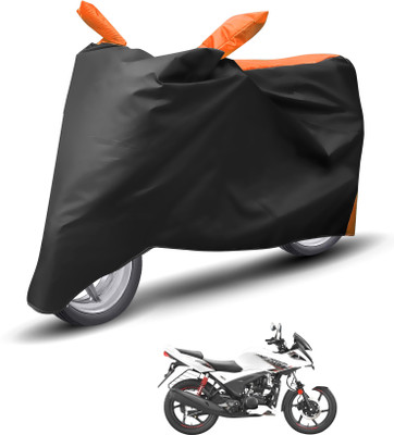 Caronix Waterproof Two Wheeler Cover for Hero(Ignitor, Orange)