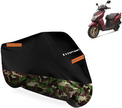 Horseyaart Waterproof Two Wheeler Cover for Honda(Deo, Multicolor)