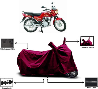 Amexride Two Wheeler Cover for LML(CRD, Maroon)