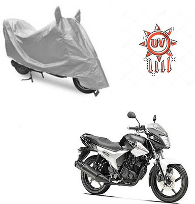 DeepShakshi AUTOMOTIVE Waterproof Two Wheeler Cover for Yamaha(SZ R, Silver)