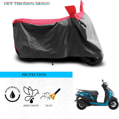 GOSHIV-car and bike accessories Waterproof Two Wheeler Cover for Yamaha(Alpha, Grey, Red)