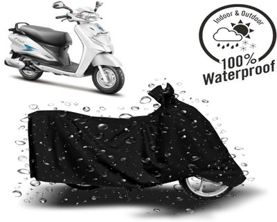 DeepShakshi AUTOMOTIVE Waterproof Two Wheeler Cover for Hero(Duet, Black)