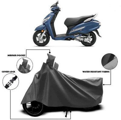 JVBRANGI Waterproof Two Wheeler Cover for Honda(Activa 125, Grey)