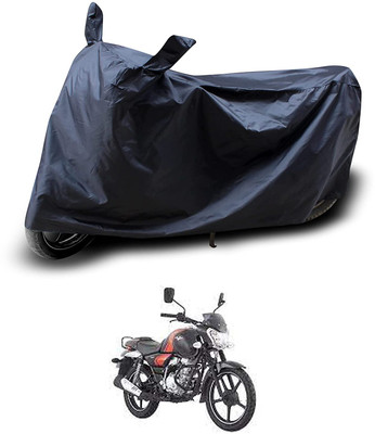 KEDIT Two Wheeler Cover for Bajaj(V12, Black)