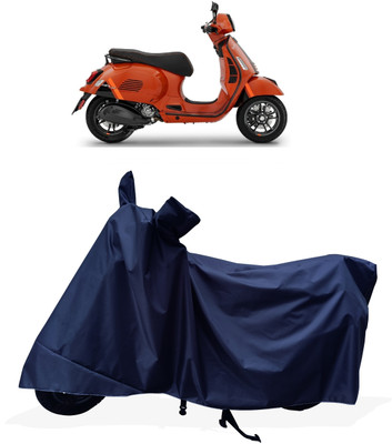 Tricway Two Wheeler Cover for Vespa(GTS Super 300, Blue)