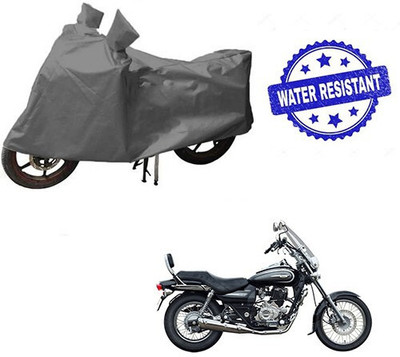 DeepShakshi AUTOMOTIVE Waterproof Two Wheeler Cover for Bajaj(Avenger 220 Cruise, Grey)