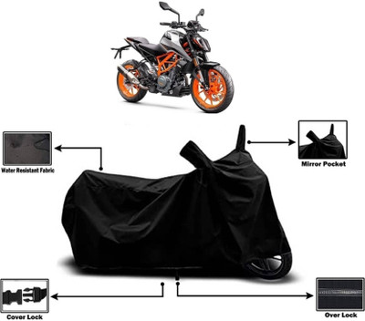 KEDIT Two Wheeler Cover for KTM(390 Duke, Black)