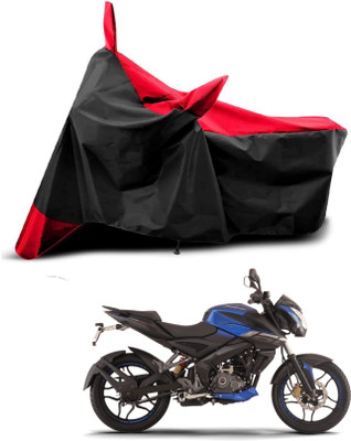 KEDIT Two Wheeler Cover for Bajaj(Pulsar NS 160, Red, Black)