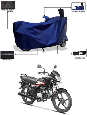 GOSHIV-car and bike accessories Waterproof Two Wheeler Cover for Hero(Blue)
