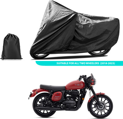 PAGORA Waterproof Two Wheeler Cover for JAWA(42 BS6, Black)