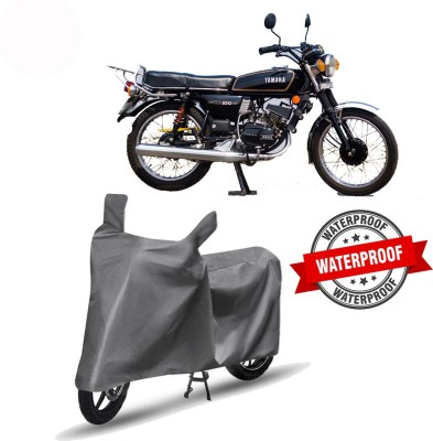 ZIMBER Two Wheeler Cover for Yamaha(RX 100, Grey)