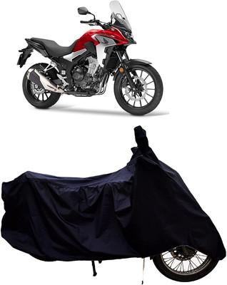 KEDIT Two Wheeler Cover for Honda(CB 500, Black)