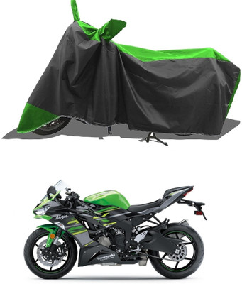 DeepShakshi AUTOMOTIVE Waterproof Two Wheeler Cover for Kawasaki(Ninja ZX-6R, Green)