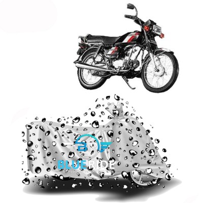 BLUERIDE Two Wheeler Cover for Honda(CD 100 SS, Silver)