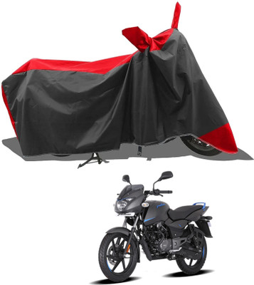 KEDIT Two Wheeler Cover for Bajaj(Pulsar 125 Neon, Red)