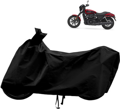 Horseyaart Waterproof Two Wheeler Cover for Harley Davidson(Street 750, Black)