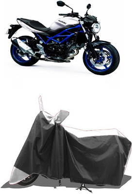 SUGASHRI Waterproof Two Wheeler Cover for Suzuki(SV650, White, Black)