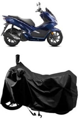 Tritika Waterproof Two Wheeler Cover for Honda(PCX 125, Black)