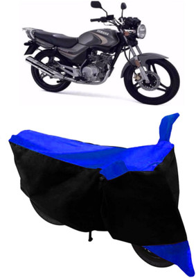 Varnwal E Commerce Waterproof Two Wheeler Cover for Yamaha(YBR 125, Blue, Black)