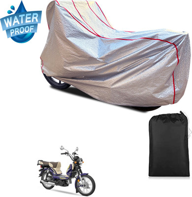 PAGORA Waterproof Two Wheeler Cover for TVS(XL 100 Comfort BS6, Silver)