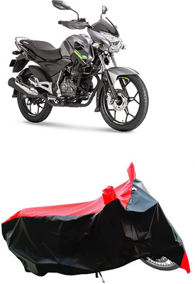 KEDIT Two Wheeler Cover for Bajaj(Discover 125 DTS-i, Red)