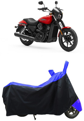 Coxtor Waterproof Two Wheeler Cover for Harley Davidson(Street 750, Blue)