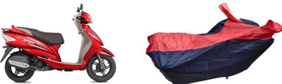 malti Two Wheeler Cover for TVS(Wego, Red, Blue)
