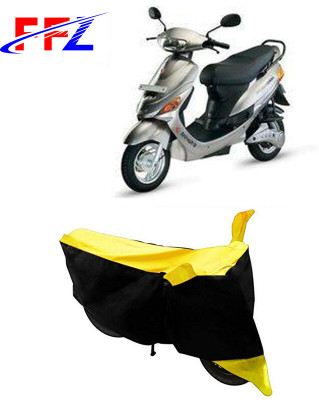 FFZ Waterproof Two Wheeler Cover for Hero(Electric Maxi, Black, Yellow)