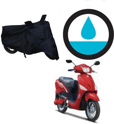 HYBRIDS COLLECTION Waterproof Two Wheeler Cover for Hero(E Scoot, Black)