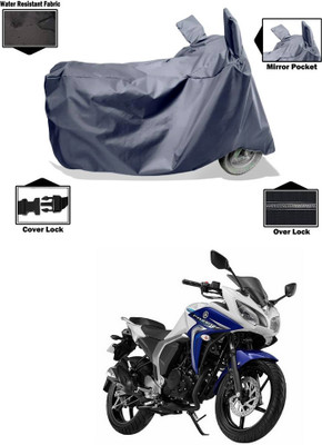 PAGORA Waterproof Two Wheeler Cover for Yamaha(Fazer-250 BS6, Grey)