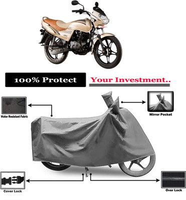 Amexride Two Wheeler Cover for LML(Freedom LS, Grey)