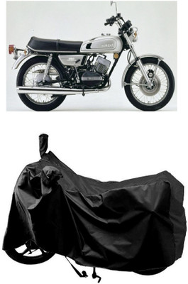 AutoKick Two Wheeler Cover for Yamaha(RD 350, Black)