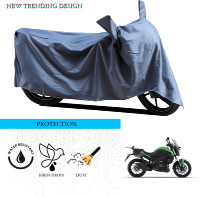 SnehaSales Waterproof Two Wheeler Cover for Bajaj(Dominar, Grey)