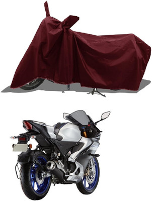DeepShakshi AUTOMOTIVE Waterproof Two Wheeler Cover for Kawasaki(W800 BS6, Maroon)