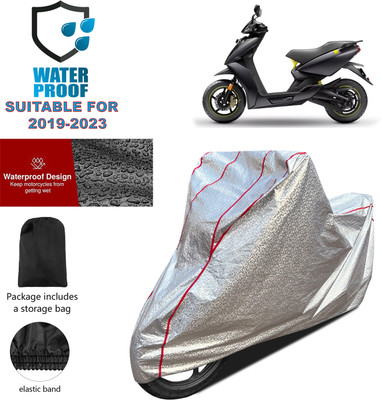 PAGORA Waterproof Two Wheeler Cover for Ather(450, Silver)