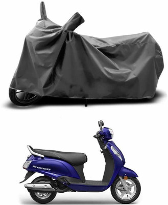 DeepShakshi AUTOMOTIVE Two Wheeler Cover for Suzuki(Access 125, Grey)