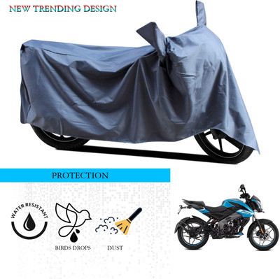 SnehaSales Waterproof Two Wheeler Cover for Bajaj(Pulsar NS125, Grey)