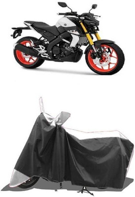 RAAMKM Two Wheeler Cover for Hero, Honda, Bajaj, TVS, Yamaha(CD Dawn, White, Black)