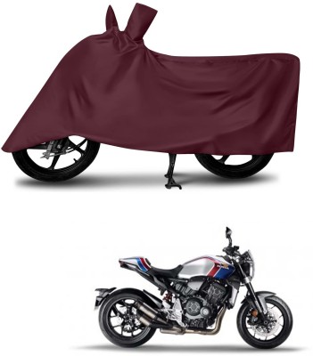 KEDIT Two Wheeler Cover for Honda(CB1000R Plus, Maroon)