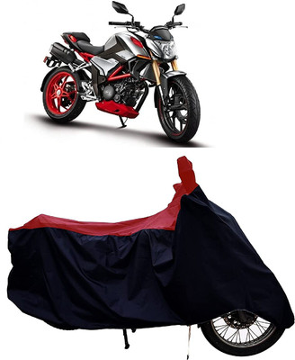 KEDIT Two Wheeler Cover for Hero(XF3R, Red, Black)