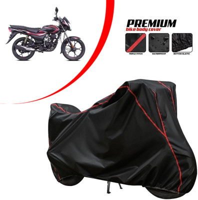 PAGORA Waterproof Two Wheeler Cover for Bajaj(Platina 110 H-Gear, Black)