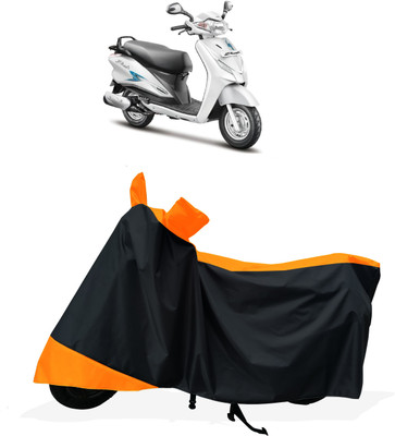 Tricway Two Wheeler Cover for Hero(Duet 125 CC BS6, Orange)