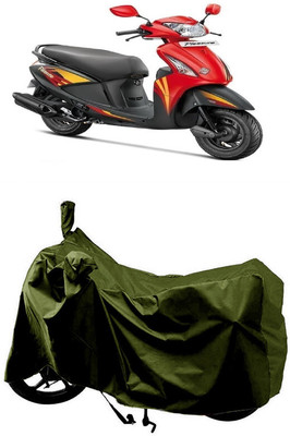SUGASHRI Waterproof Two Wheeler Cover for Hero(Pleasure, Green)