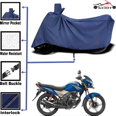AASHTIK MART Two Wheeler Cover for Honda(Shine, Blue)
