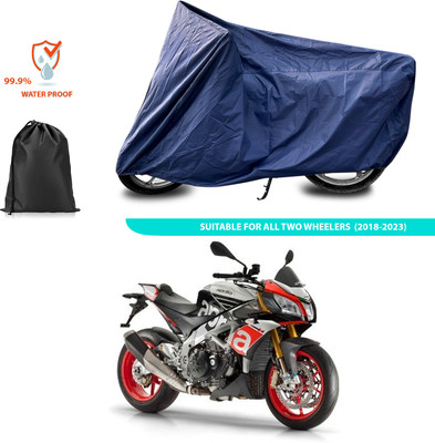 GOSHIV-car and bike accessories Waterproof Two Wheeler Cover for Aprilia(Blue)