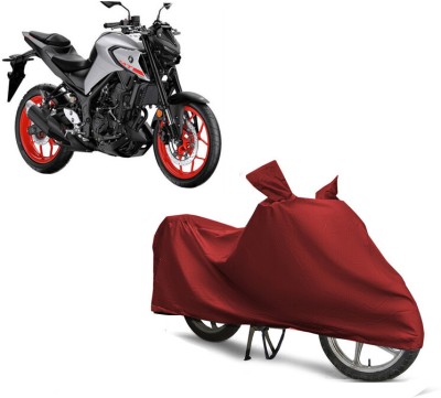 EGAL Waterproof Two Wheeler Cover for Yamaha(MT-03 BS6, Maroon)